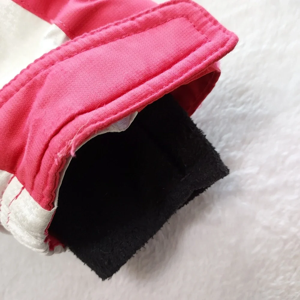 Gerry Girls Pink White Colorblock Hooded Ski Jacket Insulated Winter Coat